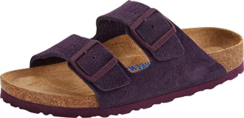 BIRKENSTOCK / Modell: Arizona mit Weichbettung/Wine-Lila Veloursleder/Weite: Normal / 1021195 von BIRKENSTOCK