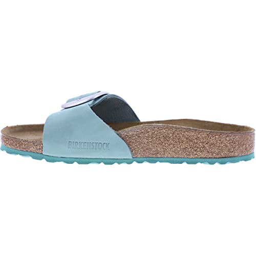 BIRKENSTOCK / Modell: Madrid Big Buckle/Beryl Türkis Nubuk/Weite: Schmal/Art: 1023385 / Damen von BIRKENSTOCK