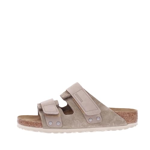 BIRKENSTOCK / Modell: Uji/Taupe-Beige Nubuk-, Veloursleder/Weite: Schmal / 1025695 / Damen von BIRKENSTOCK