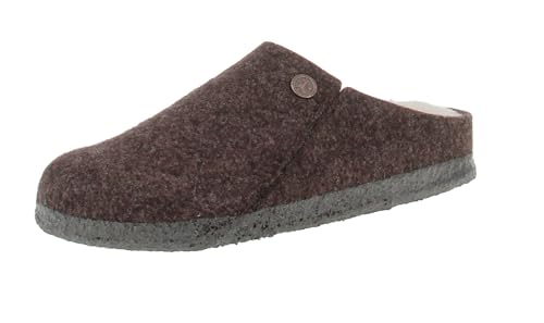 BIRKENSTOCK 1016571 Zermatt Shearling FE - Damen Schuhe offene Schuhe - Mocha, Größe:37 EU von BIRKENSTOCK
