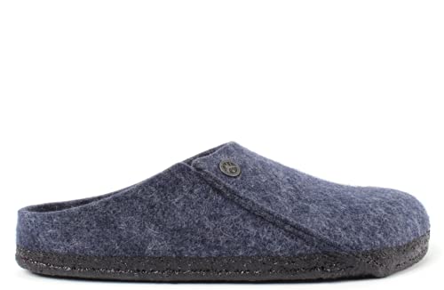 BIRKENSTOCK Herren Zermatt Rivet Pantoletten Hausschuhe Blau 42 EU von BIRKENSTOCK