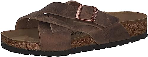 Birkenstock Lugano, braun(camberraoldtabacco), Gr. 40 von BIRKENSTOCK