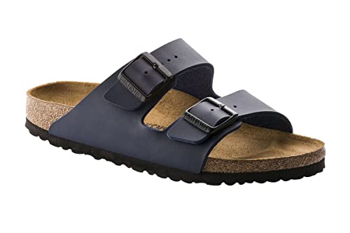 BIRKENSTOCK Classic Arizona Birko-Flor 51753, Pantoletten, Blau (Blau 75), 36 EU (3.5 UK) von Birkenstock