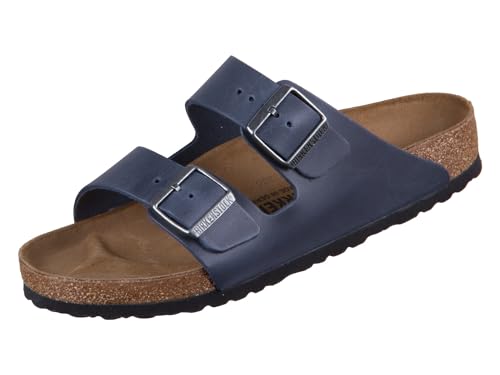 BIRKENSTOCK Arizona 1027033 blue oiled leather oiled leather Blau (blue), 38 von BIRKENSTOCK