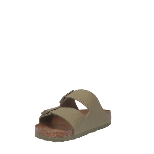 BIRKENSTOCK Damen Arizona Vegan Slides Sandalen Grün 37 EU von BIRKENSTOCK