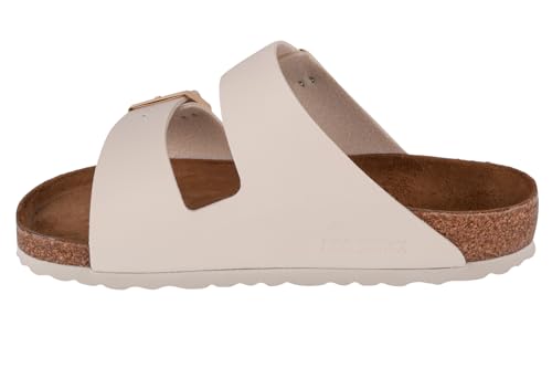 BIRKENSTOCK Arizona BF 1027346, Damen, Badelatschen, Eggshell, 38 EU von BIRKENSTOCK