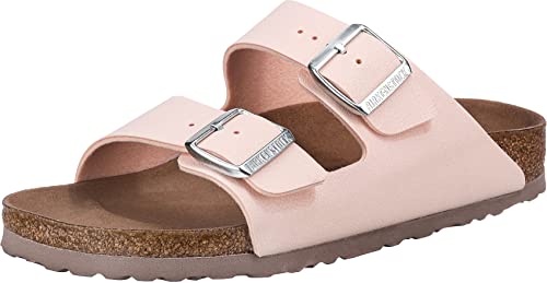 BIRKENSTOCK Damen Arizona Vegan Halbschuhe Sandalen Rosa 40 EU von BIRKENSTOCK