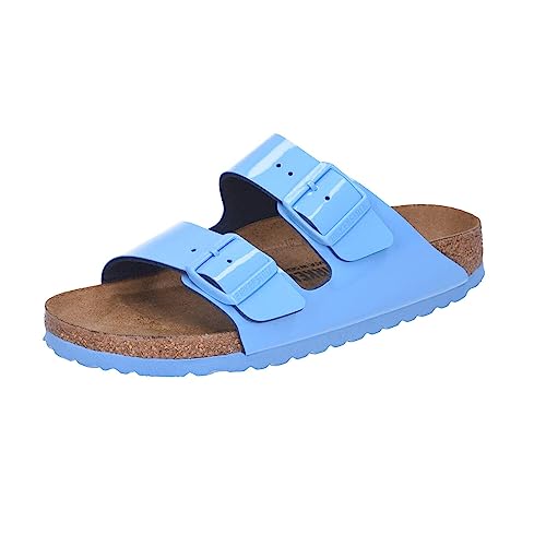 Birkenstock Arizona BF Patent, blau(patentskyblue), Gr. 40 von BIRKENSTOCK