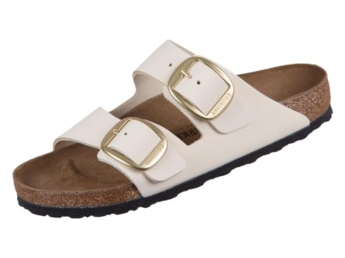 BIRKENSTOCK Arizona Big Buckle 1026557 ecru Nubuck Leather Nubuck Leather Beige (ecru), 39 von BIRKENSTOCK