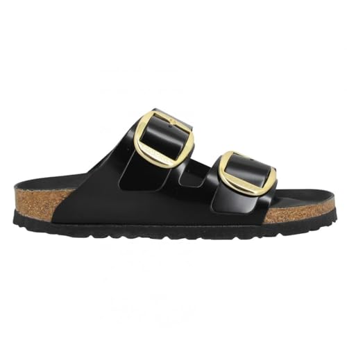 Birkenstock Arizona, schwarz(highshineblack), Gr. 38 von BIRKENSTOCK