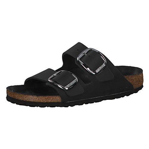 BIRKENSTOCK Damen Arizona Big Buckle Sandalen - schwarz - Taille 40 EU von BIRKENSTOCK