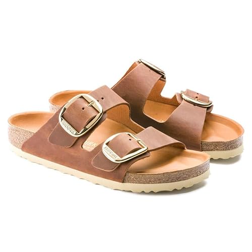 BIRKENSTOCK Arizona Big Buckle - damen sandale - größe 43 (EU) 9 (UK), Braun von BIRKENSTOCK