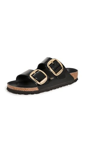 Birkenstock Sandale Arizona, Superlauf, Birko-Flor, schwarz, normal, Größe 41 1018222-41 (Pantolette Schuh Halbschuh Latsche Zweischnaller Berufsschuh Schuhe Birki Arizona Slipper Pantoffel) von BIRKENSTOCK