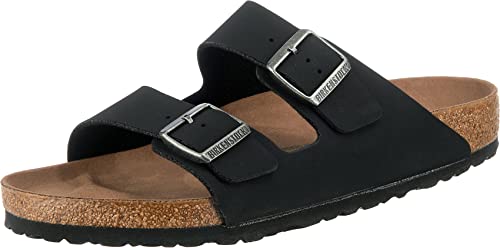 Birkenstock Unisex Slides, Black, 37 EU von BIRKENSTOCK