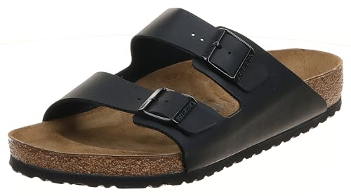 BIRKENSTOCK Arizona Damen und Herren Pantoletten Black, EU 43 von BIRKENSTOCK