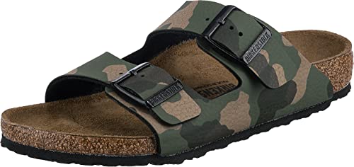 BIRKENSTOCK Arizona Kids Green, Birko Flor FLIP Flops, Desert Soil Camo Khaki, 29 EU von BIRKENSTOCK