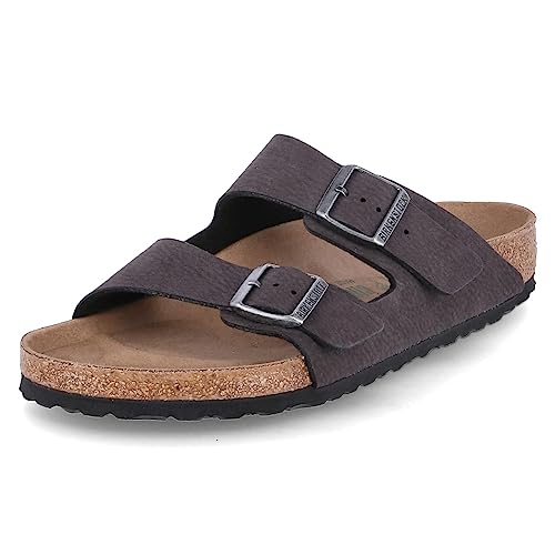 BIRKENSTOCK Arizona MF Herren,Männer,Sandalen,Synthetik,formbeständig,strapazierfähig,hautfreundlich,Black,46 EU von BIRKENSTOCK