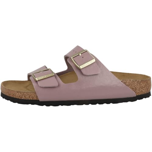 BIRKENSTOCK Arizona - Sandalo Con DOPPIA Fascia E Chiusura Con FIBBIE 37/Faded Purple-N von BIRKENSTOCK