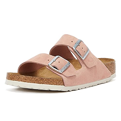 BIRKENSTOCK Arizona Suede Womens Pink Clay Sandals-EU 36 von BIRKENSTOCK