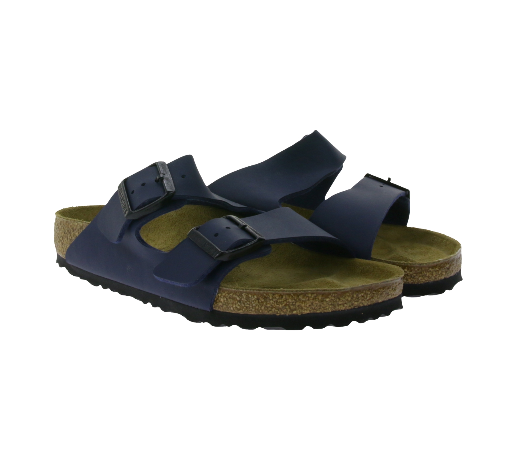 BIRKENSTOCK Arizona Unisex Pantoletten Made in Germany normale Breite 0051751 Blau von BIRKENSTOCK