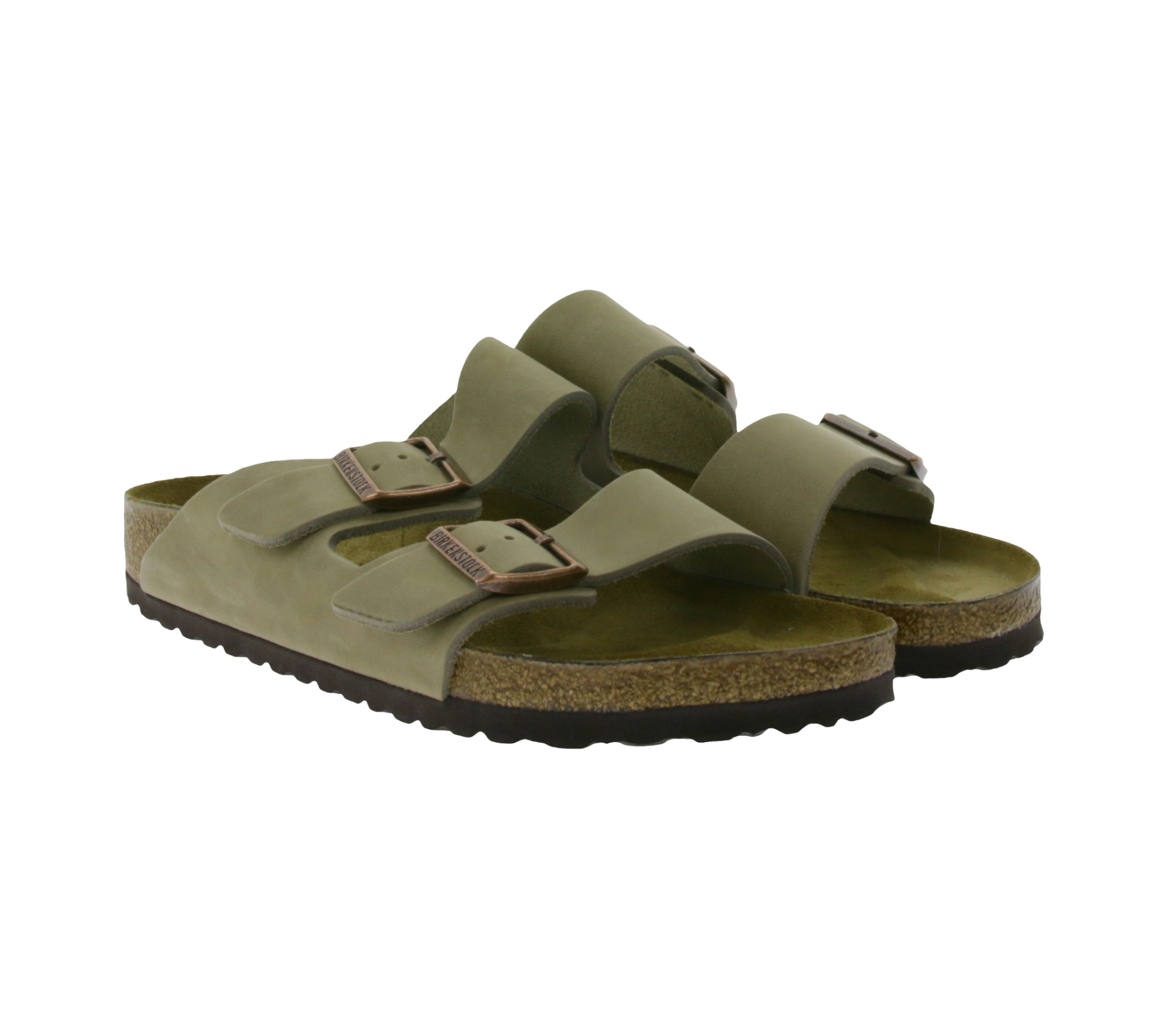 BIRKENSTOCK Arizona Unisex Sommer-Schlappen Made in Germany normale Breite 0352201 Taupe-Grau von BIRKENSTOCK