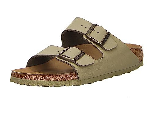 Birkenstock Arizona BFBC Earthy Vegan Khak, grün(khaki (03151)), Gr. 43 von BIRKENSTOCK