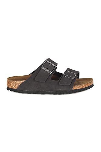 BIRKENSTOCK Damen Arizona BS Sandale, samtgrau, EU 37 von BIRKENSTOCK