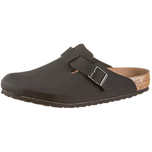 BIRKENSTOCK Herren Boston Flache Schuhe Sandalen Schwarz 43.5 EU von BIRKENSTOCK