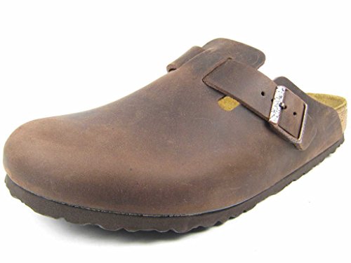 Birkenstock Classic BOSTON Unisex-Erwachsene Clogs, Gr.-50 EU, Braun (Habana) von BIRKENSTOCK