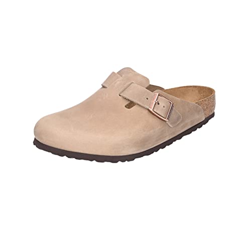 BIRKENSTOCK Boston NU Oiled SFB Tabacco Br Clogs für Herren von BIRKENSTOCK