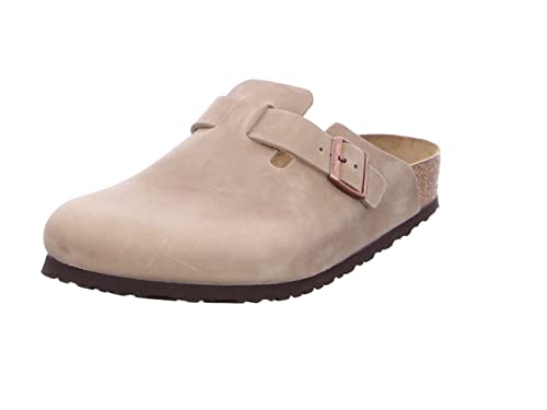 Birkenstock Unisex Erwachsene Clogs Boston SFB geöltes Naturleder Weichbettung normal von Birkenstock
