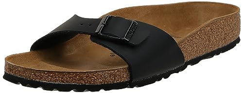 BIRKENSTOCK Classic Madrid Birko-Flor, Damen Pantoletten, Gr.-36 EU,Schwarz (Schwarz) von BIRKENSTOCK