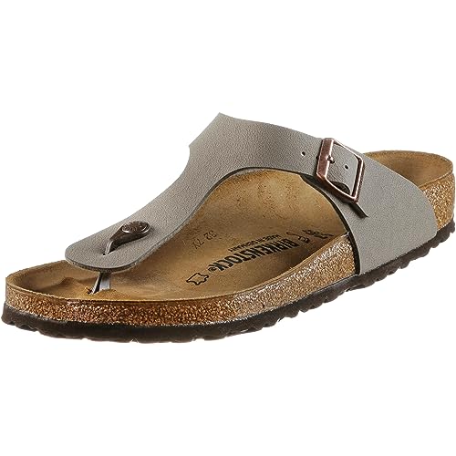 Birkenstock Damen, Herren Sandalen GIZEH stone 36 von BIRKENSTOCK