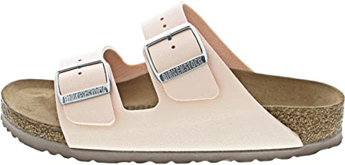 BIRKENSTOCK Damen Arizona Vegan Halbschuhe Sandalen Rosa 41 EU von BIRKENSTOCK