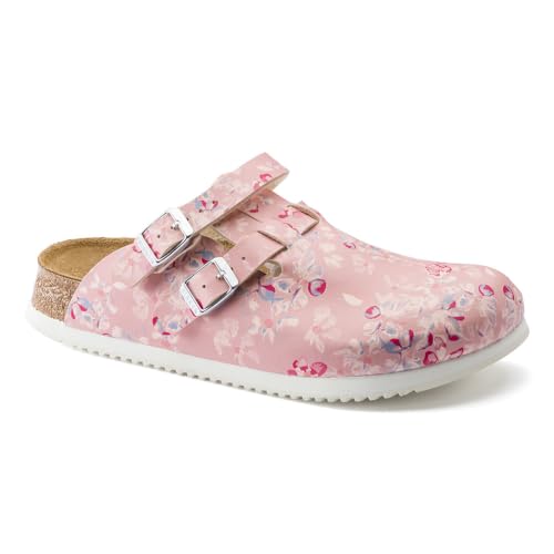 BIRKENSTOCK Damen Clogs Kay SL Birko-Flor schmal 37 EU Schmal Field Rosa von Birkenstock