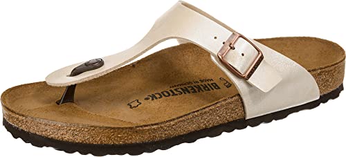 BIRKENSTOCK adult Gizeh BF Graceful Pearl White weiß Gr. 41 von BIRKENSTOCK