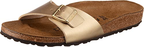 Birkenstock Damen 1016107_41 Slides, Gold, EU Schmal von BIRKENSTOCK