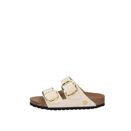 BIRKENSTOCK Pantoletten für Damen, beige Gr.35 von BIRKENSTOCK