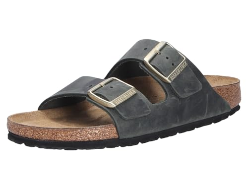 Birkenstock Damen Pantolette Arizona geöltes Nubukleder schmal Birkenstock Damen Pantolette Arizona geöltes Nubukleder schmal von BIRKENSTOCK