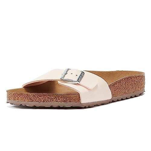 BIRKENSTOCK Damen Pantoletten Madrid Birko Flor Vegan light rose rosa - 40/40.0 von BIRKENSTOCK