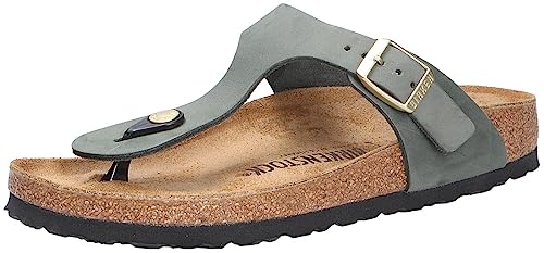 BIRKENSTOCK Damen Zehentrenner, grün(Thyme (02087)), Gr. 38 von BIRKENSTOCK