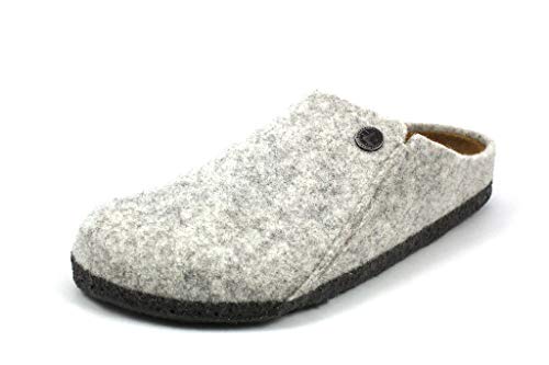 BIRKENSTOCK Damen Zermatt Gray, Wool Felt FLIP Flops, Light Grey Light Grey, 35 EU von BIRKENSTOCK