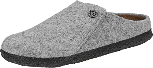 Birkenstock Damen Zermatt Standard Wollfilz Pantoffeln, Grau (Light Grey Light Grey) von BIRKENSTOCK