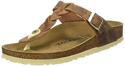 Birkenstock Damen flip-Flops, Brown, 39 EU von BIRKENSTOCK