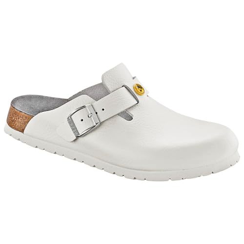 BIRKENSTOCK ESD-Clog Boston, Größe 45, weiß, normal 061370-45 (575120 575128 575130 575138 575140 575148 2570.575120 2570.575128 2570.575130 2570.575138 2570.575140 2570.575148 Alpro Birki Boston) von BIRKENSTOCK