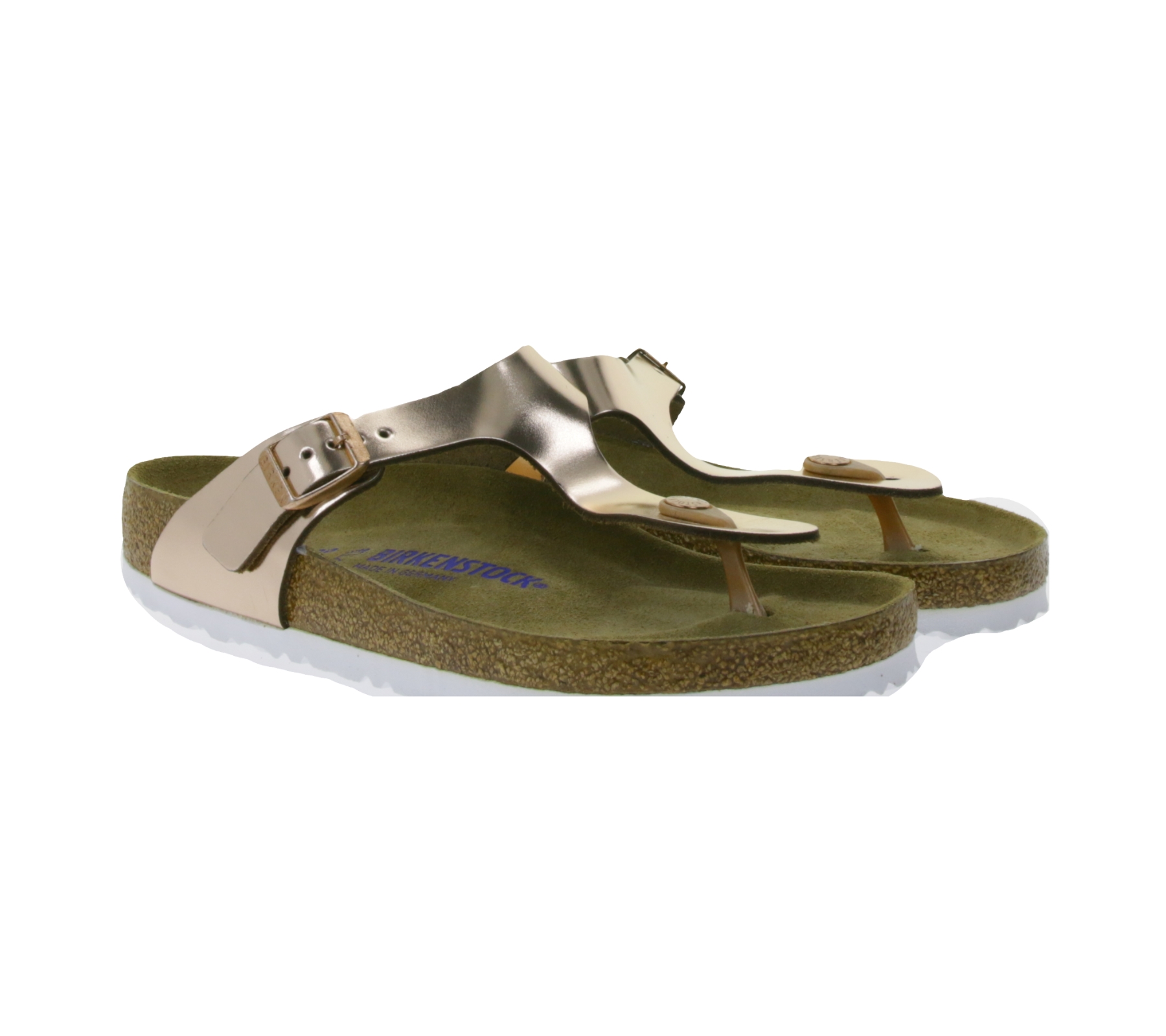 BIRKENSTOCK Gizeh Damen Zehentrenner Made in Germany normale Breite 1005048 Rosegold von BIRKENSTOCK