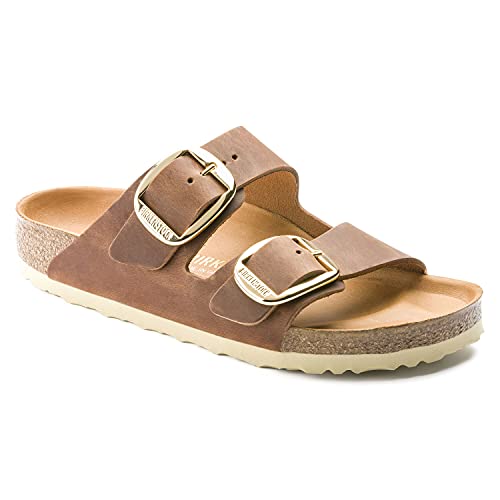 BIRKENSTOCK Damen Arizona Big Buckle Sandalen braun, Braun (Antique Brown), 42 EU von Birkenstock