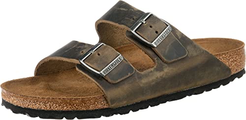 Birkenstock Herren Arizona SFB Sandale, Faded Khaki, 40 EU von BIRKENSTOCK