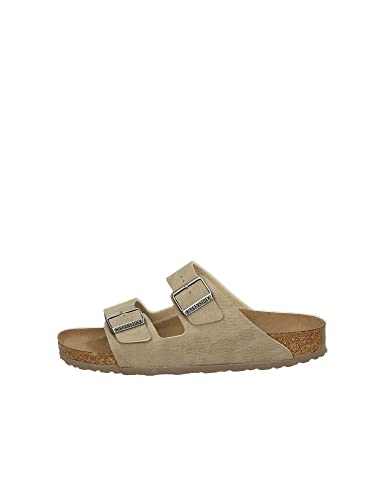 BIRKENSTOCK Herren Arizona Sandale Vegan Desert Dust Gray Taupe (Numeric_44) von BIRKENSTOCK