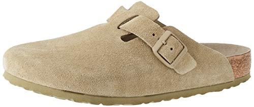 Birkenstock Herren Boston Bs Sandale, Faded Khaki, 42 EU von BIRKENSTOCK